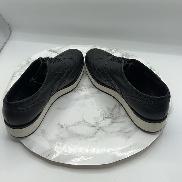 RAG & BONE Meli Wingtip Black Brogues-36.5/US 6.5 - Picture 7 of 9